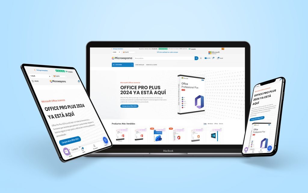 WooCommerce Redesign with WoodMart, CRM, and AI Chatbot - Microespana Website Cover