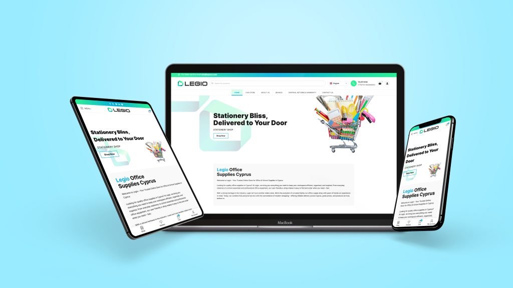 WooCommerce Store for a Cyprus Office Supplies Retailer - Legio Website Cover